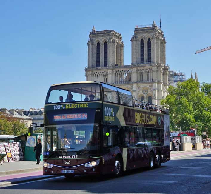 Big Bus Paris Anhui Ankai E16